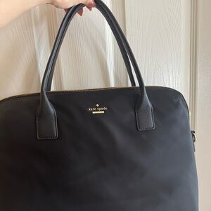 Kate Spade Black Nylon Laptop Bag